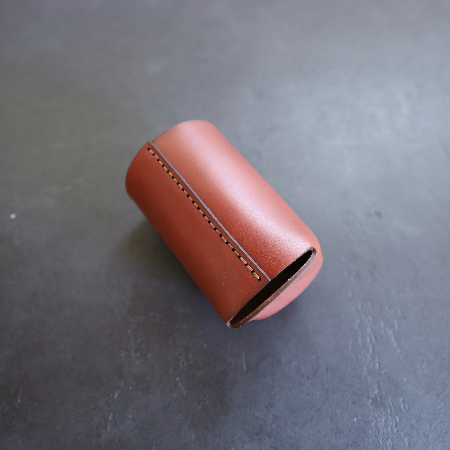 Leather Drink Koozie Holder
