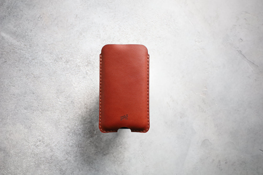 How To Make an iPhone 11 Pro Leather Sleeve Case