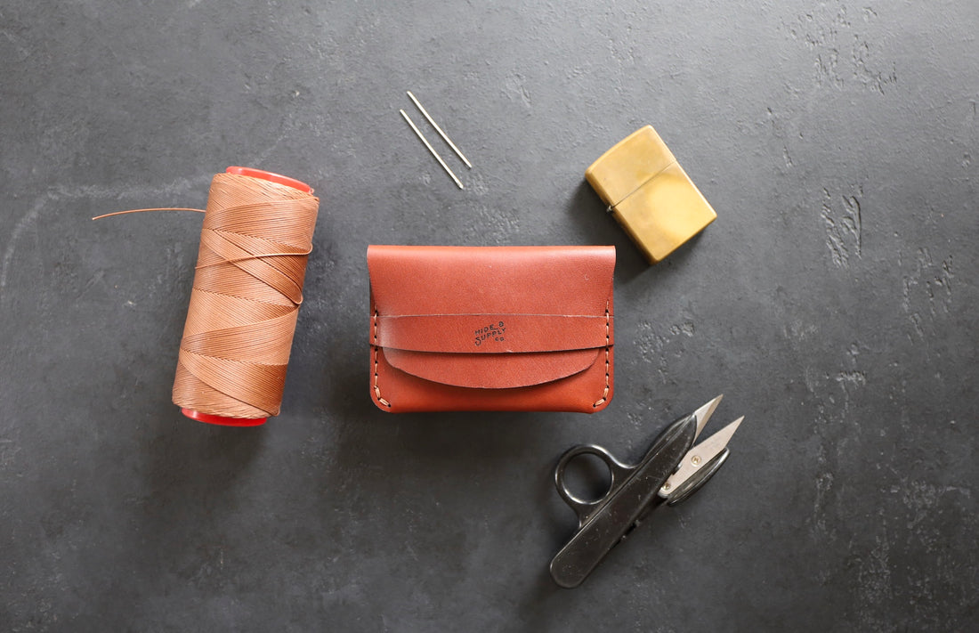 How To Make A Leather Flap Wallet